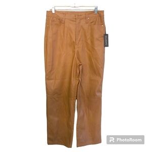 Blank NYC The Baxter Rib-Cage Vegan Leather Pants Size 30